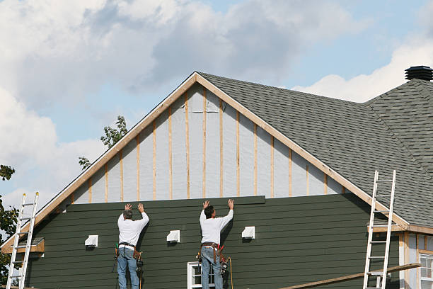 Professional Siding Replacement technician working in Sharon, MA